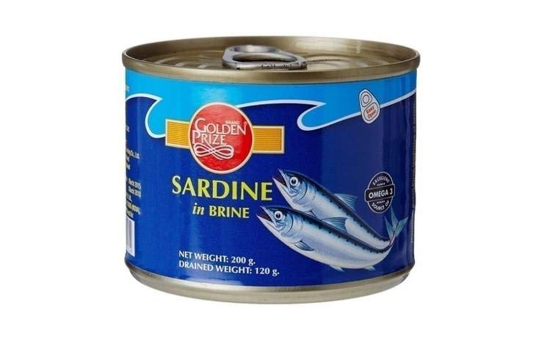 Golden Prize Sardine in Brine    Tin  200 grams